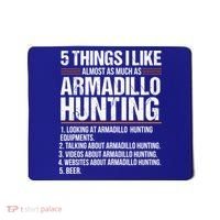 Funny Things Beer Armadillo Possum Hunting Hunter Beer Gift Cute Gift Mousepad thumb 0