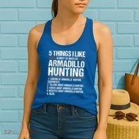 Funny Things Beer Armadillo Possum Hunting Hunter Beer Gift Cute Gift Women's Tank Top thumb 2