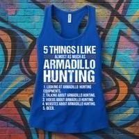 Funny Things Beer Armadillo Possum Hunting Hunter Beer Gift Cute Gift Women's Tank Top thumb 3