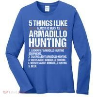 Funny Things Beer Armadillo Possum Hunting Hunter Beer Gift Cute Gift Women's Long Sleeve Shirt thumb 0