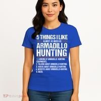 Funny Things Beer Armadillo Possum Hunting Hunter Beer Gift Cute Gift Women's T-Shirt thumb 4