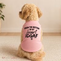From The Bottom Of My Heart IDGAF Doggie Tank thumb 2