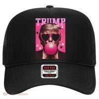 Funny Trump B.U.B.B.L.E Gum Sunglass Heart Hat thumb 0