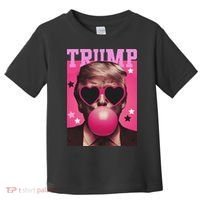 Funny Trump B.U.B.B.L.E Gum Sunglass Heart Toddler T-Shirt thumb 0
