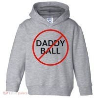 Funny Travel Baseball  No Daddy Ball Toddler Hoodie thumb 0