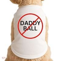 Funny Travel Baseball  No Daddy Ball Doggie Tank thumb 0
