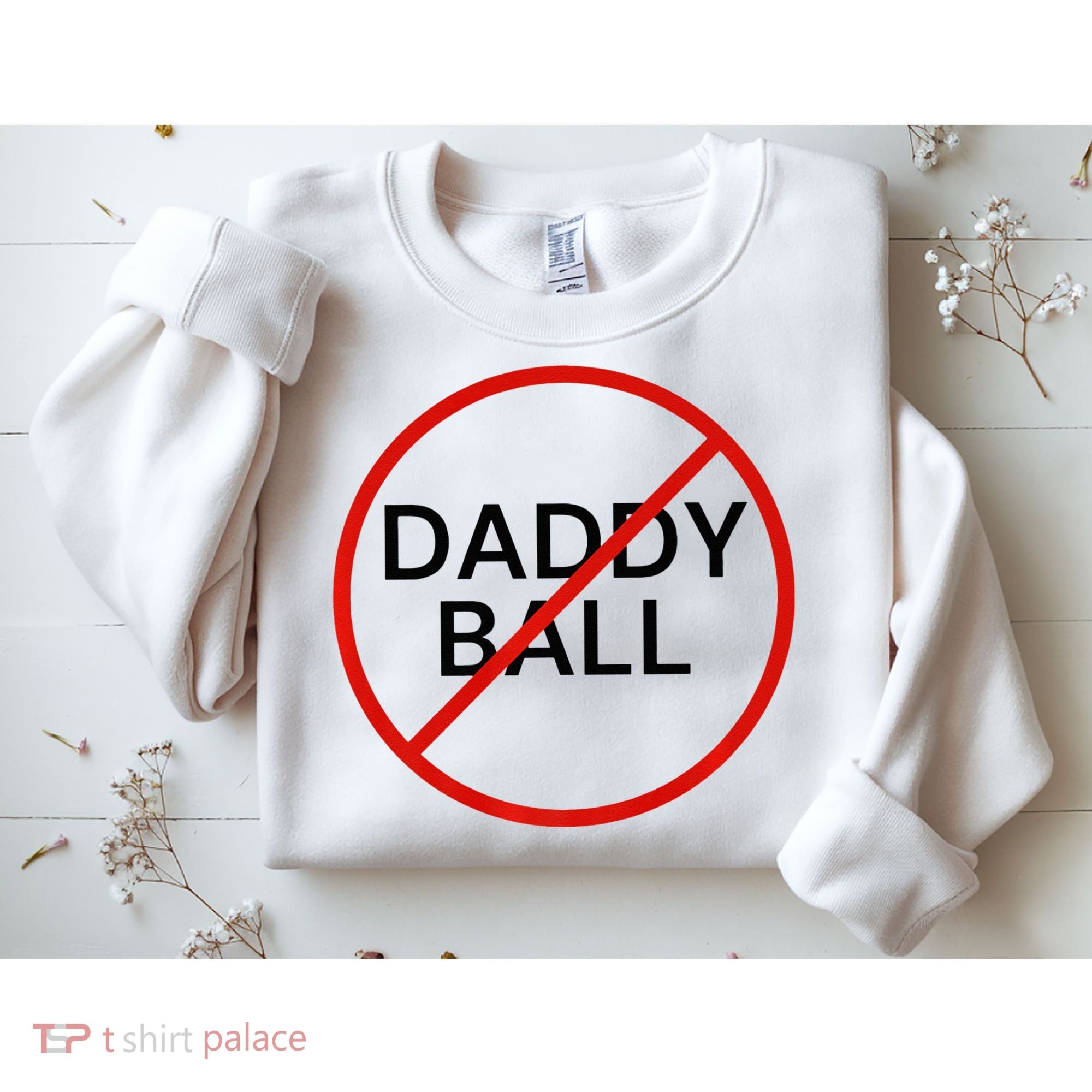 Funny Travel Baseball  No Daddy Ball Sweatshirt