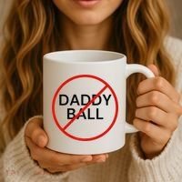 Funny Travel Baseball  No Daddy Ball Coffee Mug thumb 3
