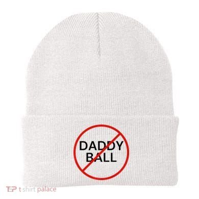 Funny Travel Baseball  No Daddy Ball Beanie