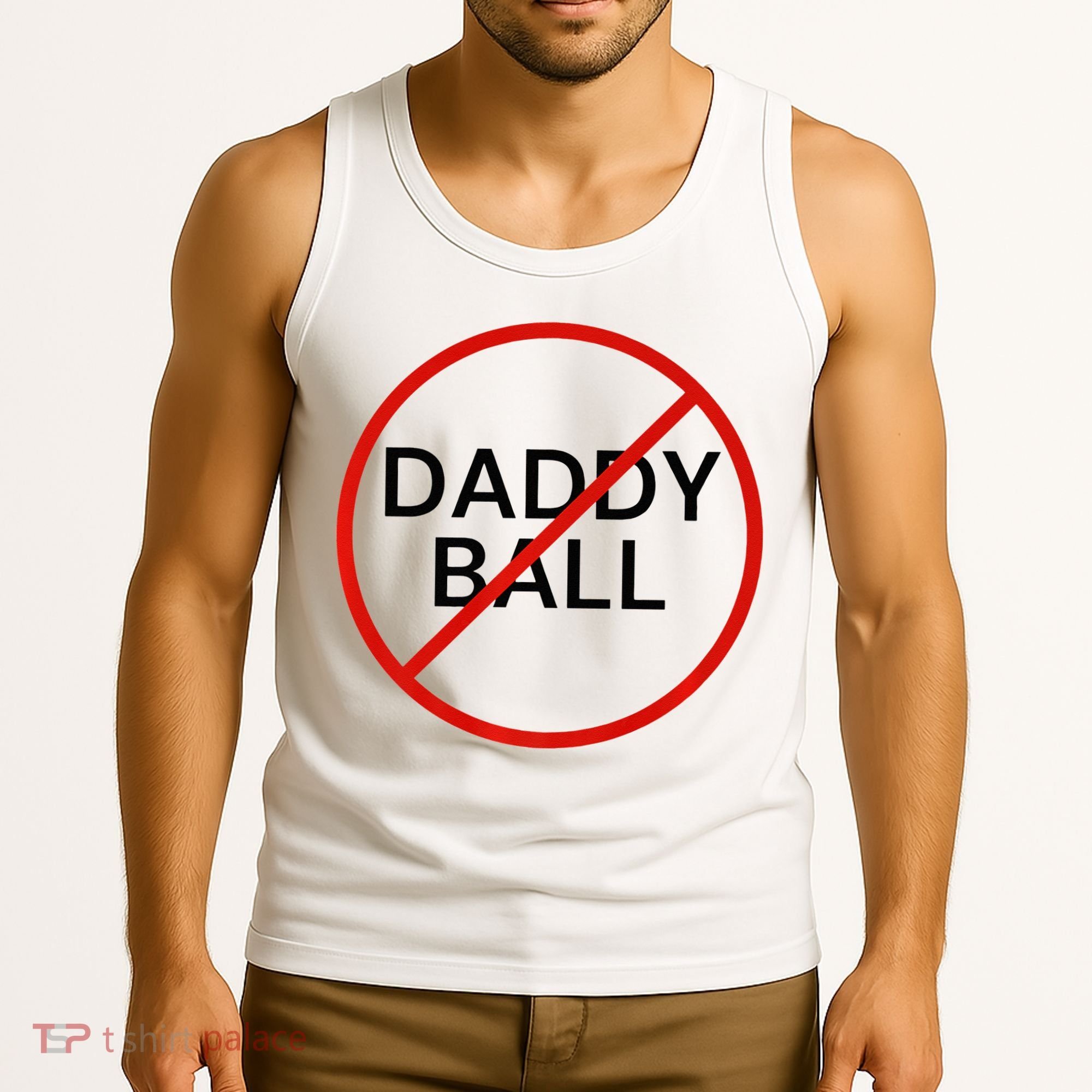 Funny Travel Baseball  No Daddy Ball Tank Top