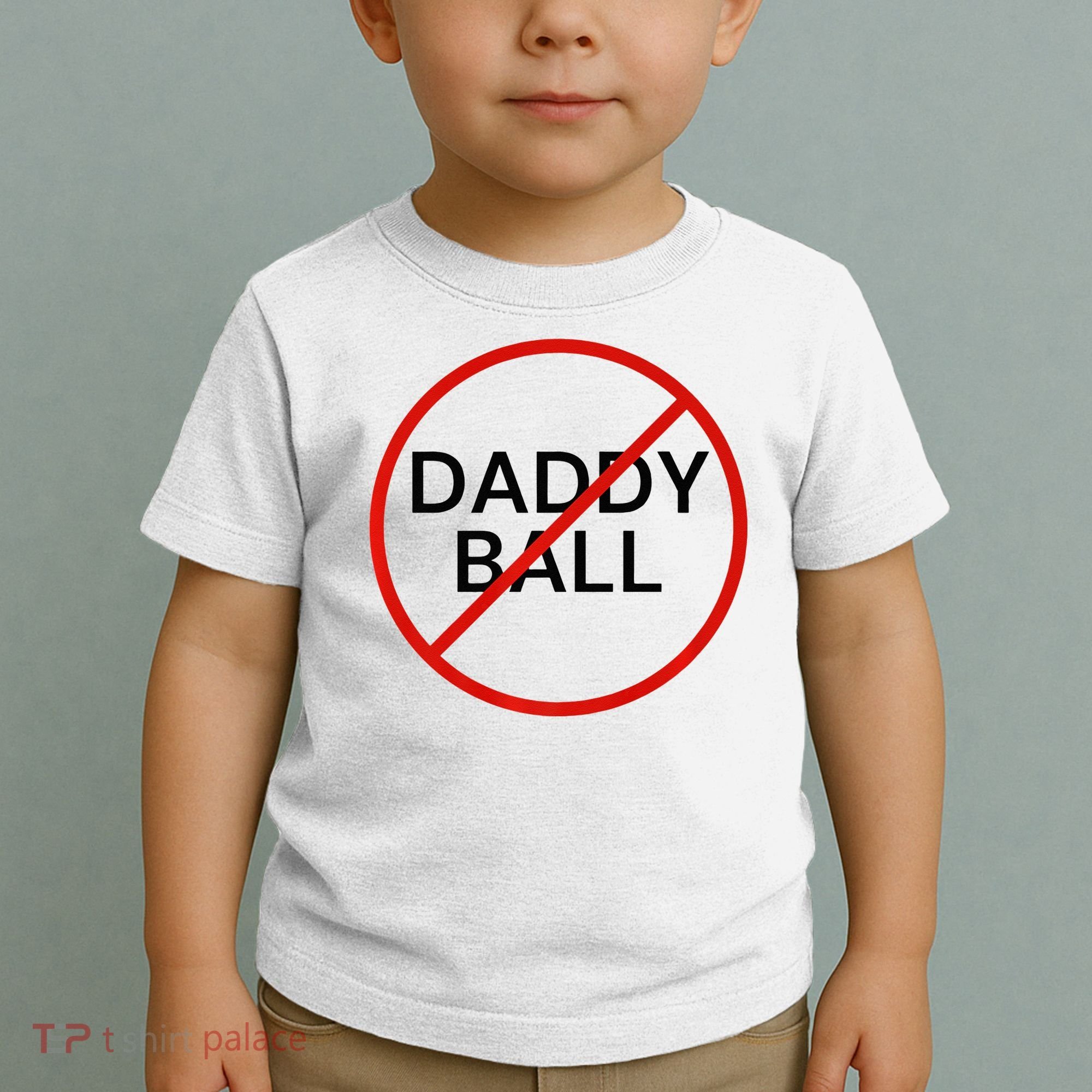 Funny Travel Baseball  No Daddy Ball Toddler T-Shirt