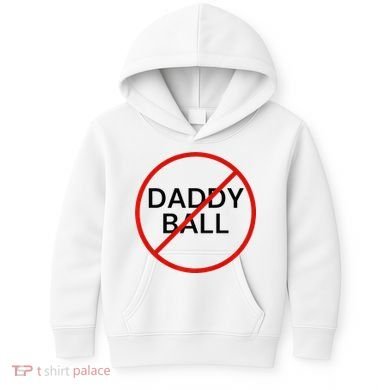 Funny Travel Baseball  No Daddy Ball Kids Hoodie