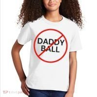 Funny Travel Baseball  No Daddy Ball Kids T-Shirt thumb 2