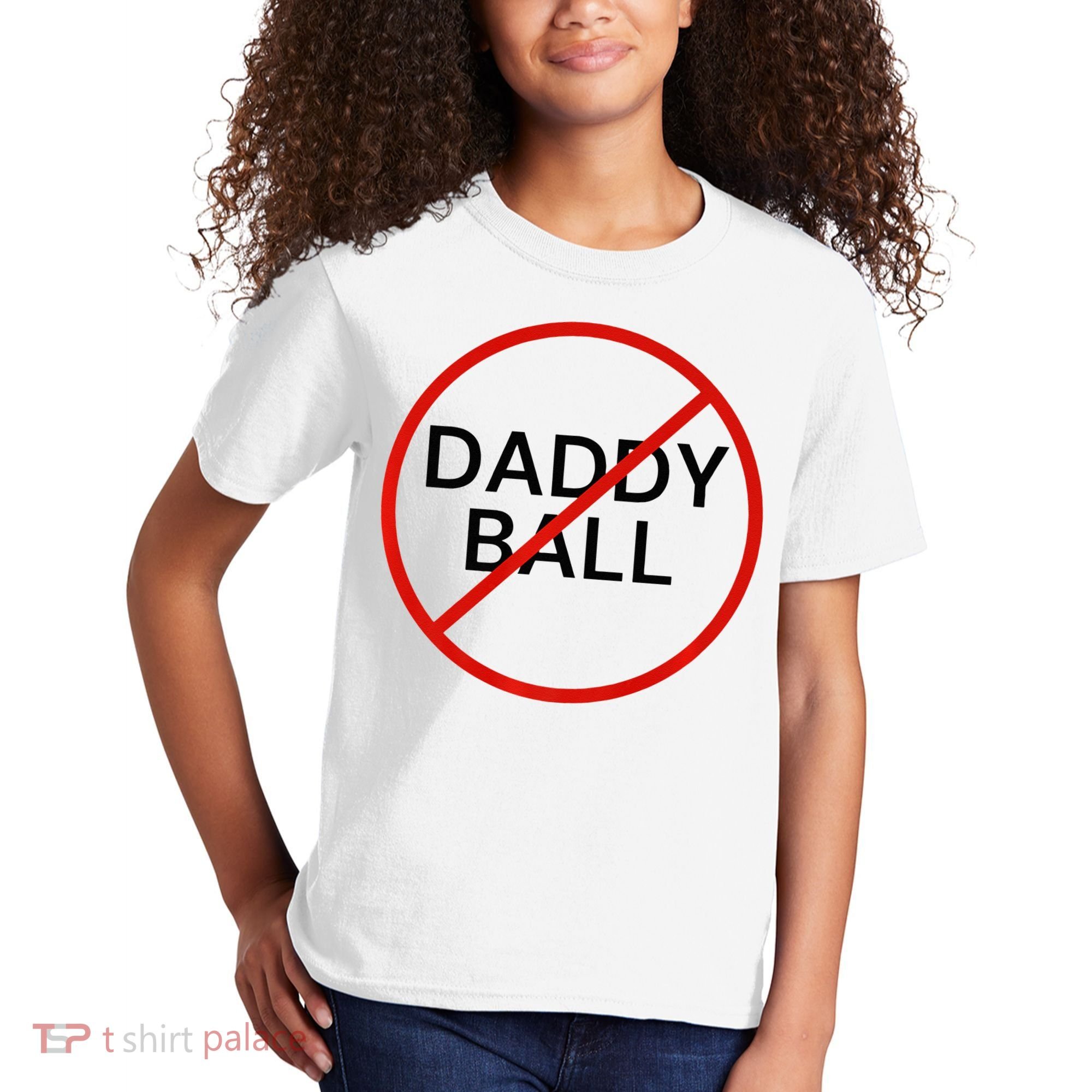 Funny Travel Baseball  No Daddy Ball Kids T-Shirt