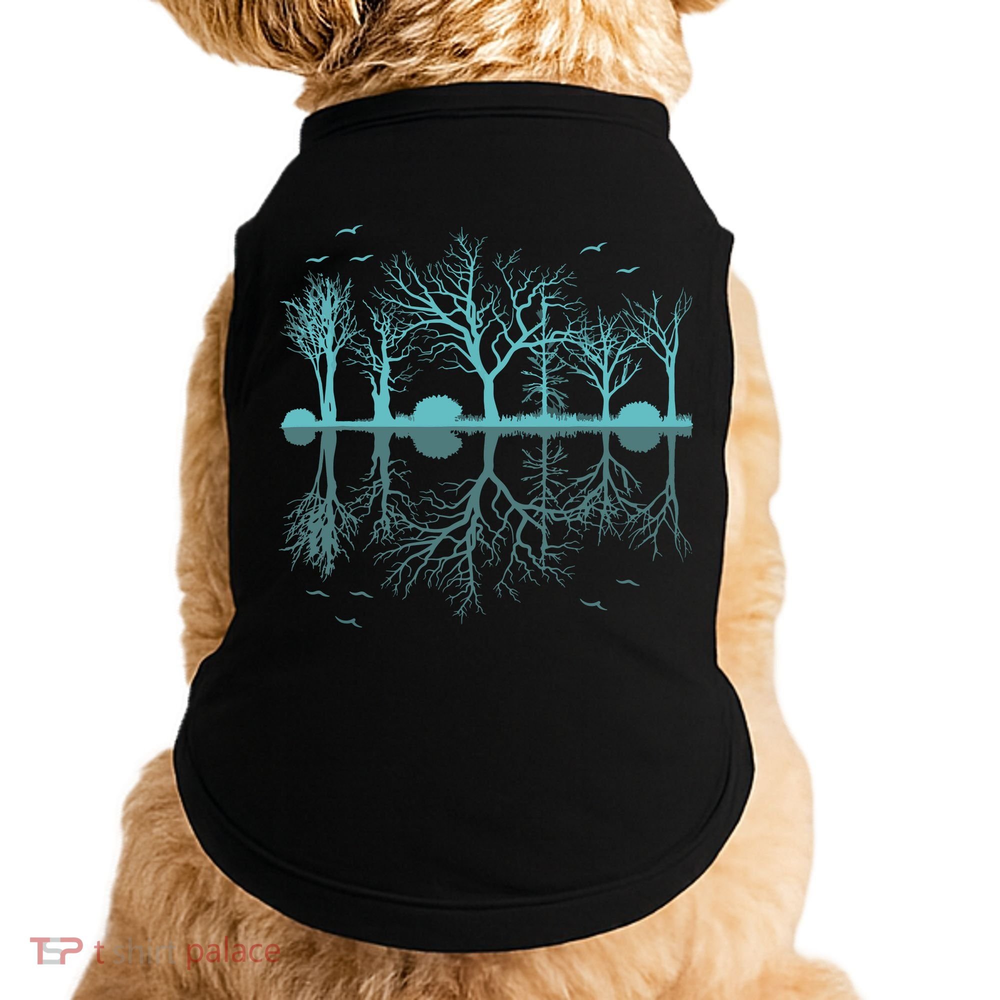 Forest Trees Birds Nature Lovers Wildlife Camping Doggie Tank