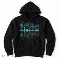 Forest Trees Birds Nature Lovers Wildlife Camping Hoodie thumb 0