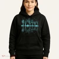 Forest Trees Birds Nature Lovers Wildlife Camping Hoodie thumb 5