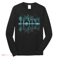 Forest Trees Birds Nature Lovers Wildlife Camping Long Sleeve Shirt thumb 0