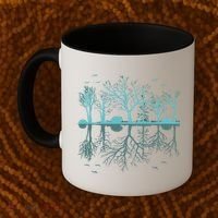 Forest Trees Birds Nature Lovers Wildlife Camping Coffee Mug thumb 2