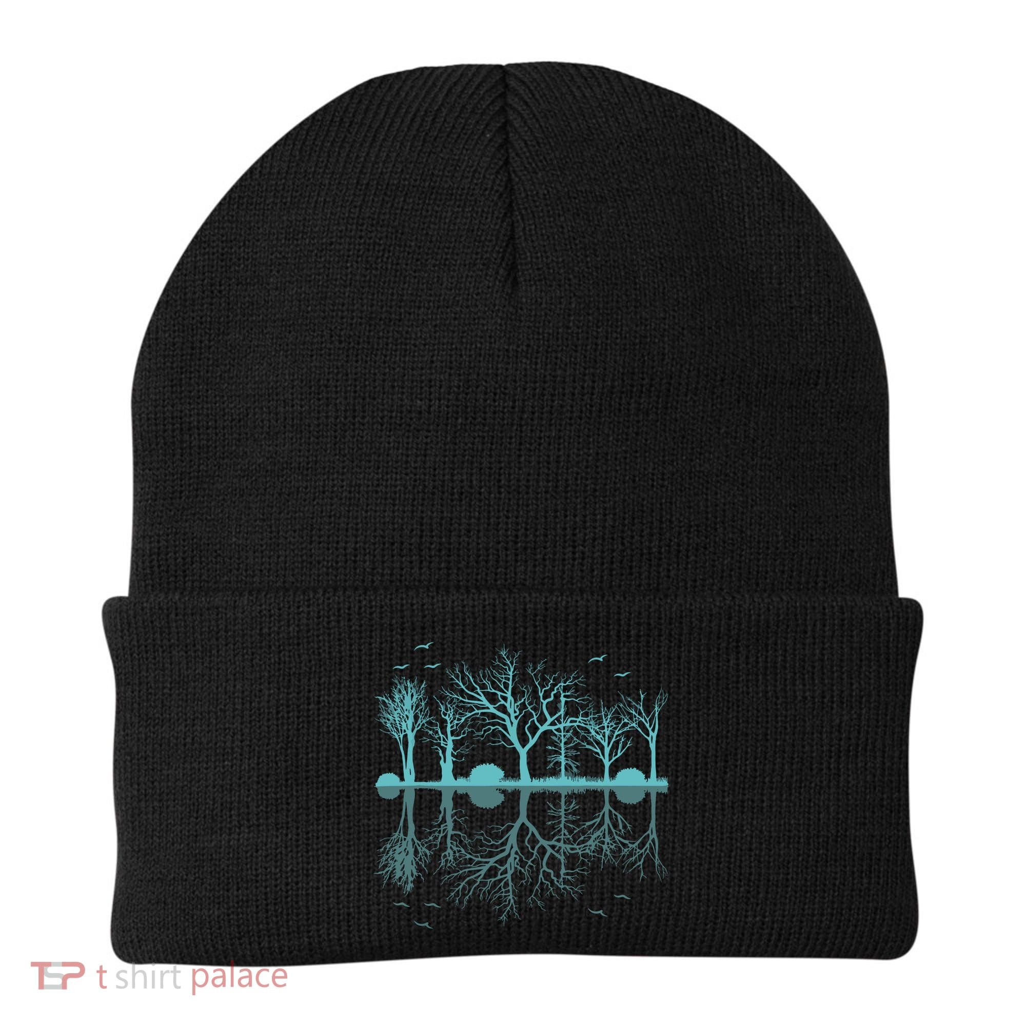 Forest Trees Birds Nature Lovers Wildlife Camping Beanie