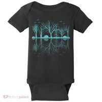Forest Trees Birds Nature Lovers Wildlife Camping Baby Bodysuit thumb 0