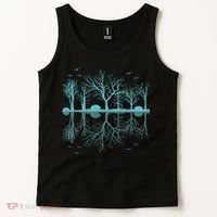 Forest Trees Birds Nature Lovers Wildlife Camping Tank Top thumb 2