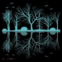 Forest Trees Birds Nature Lovers Wildlife Camping Tank Top thumb 6