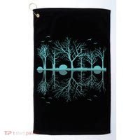 Forest Trees Birds Nature Lovers Wildlife Camping Golf Towel thumb 0