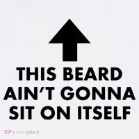 Funny This Beard Ain't Gonna Sit On Itself Gift Mousepad thumb 1