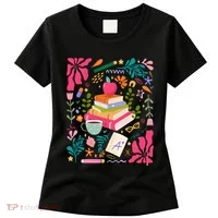 Floral Teacher Back To School Fall Women's T-Shirt thumb 0