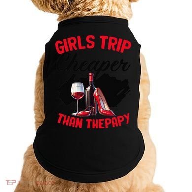 Funny Trip Bachelorette Wine Party Weekend Squad Doggie Tank