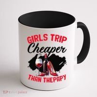 Funny Trip Bachelorette Wine Party Weekend Squad Coffee Mug thumb 1