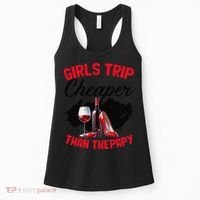 Funny Trip Bachelorette Wine Party Weekend Squad Women's Tank Top thumb 0