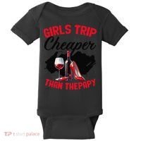 Funny Trip Bachelorette Wine Party Weekend Squad Baby Bodysuit thumb 0