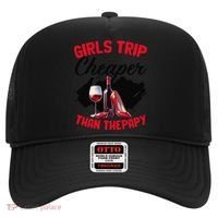 Funny Trip Bachelorette Wine Party Weekend Squad Hat thumb 0