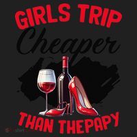 Funny Trip Bachelorette Wine Party Weekend Squad Golf Towel thumb 3