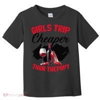 Funny Trip Bachelorette Wine Party Weekend Squad Toddler T-Shirt thumb 0