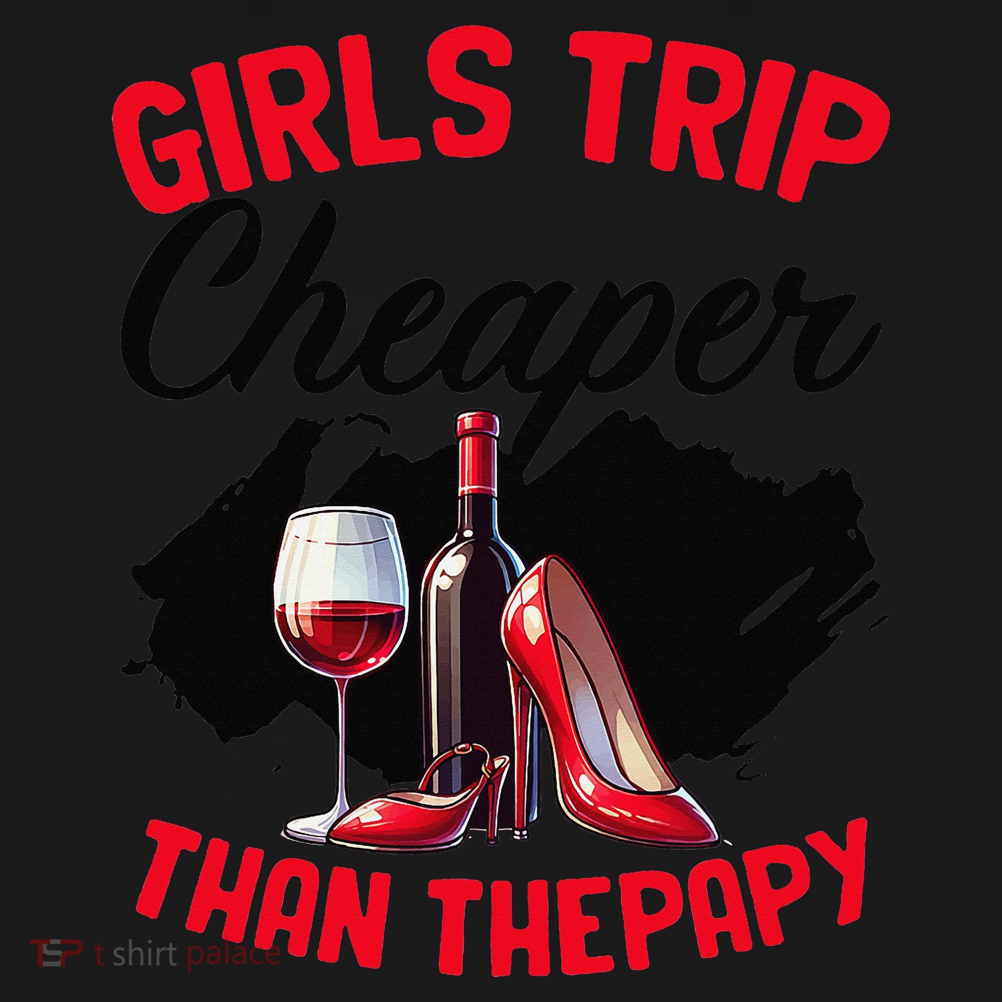 Funny Trip Bachelorette Wine Party Weekend Squad Women's Long Sleeve Shirt