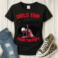 Funny Trip Bachelorette Wine Party Weekend Squad Women's T-Shirt thumb 3