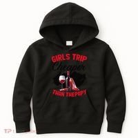 Funny Trip Bachelorette Wine Party Weekend Squad Kids Hoodie thumb 0