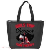 Funny Trip Bachelorette Wine Party Weekend Squad Tote Bag thumb 0