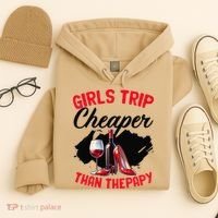 Funny Trip Bachelorette Wine Party Weekend Squad Hoodie thumb 4