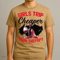 Funny Trip Bachelorette Wine Party Weekend Squad T-Shirt thumb 3