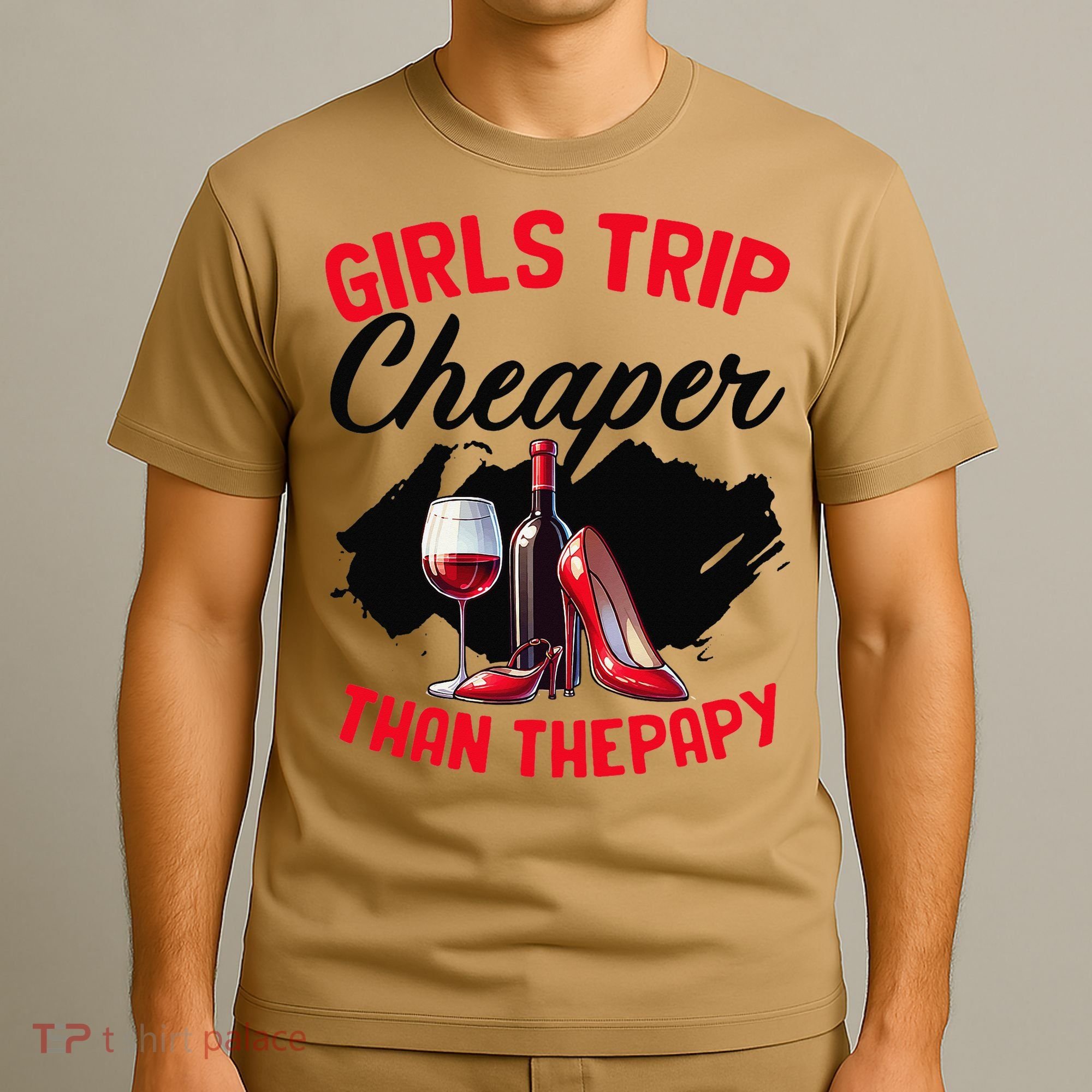 Funny Trip Bachelorette Wine Party Weekend Squad T-Shirt