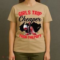 Funny Trip Bachelorette Wine Party Weekend Squad T-Shirt thumb 4