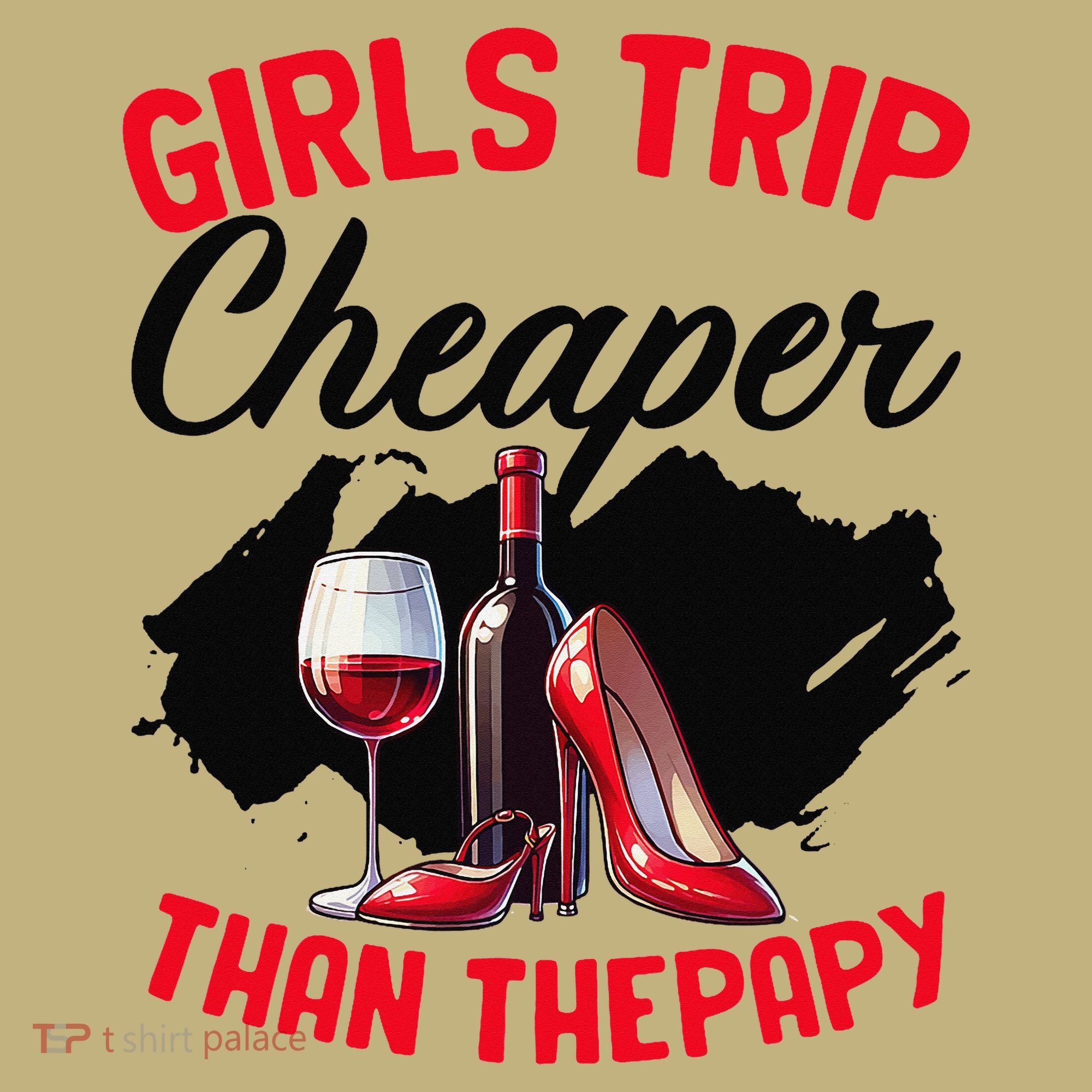 Funny Trip Bachelorette Wine Party Weekend Squad T-Shirt