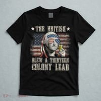 Funny The British Blew A 13 Colony Lead 4th Of July Us Flag T-Shirt thumb 5