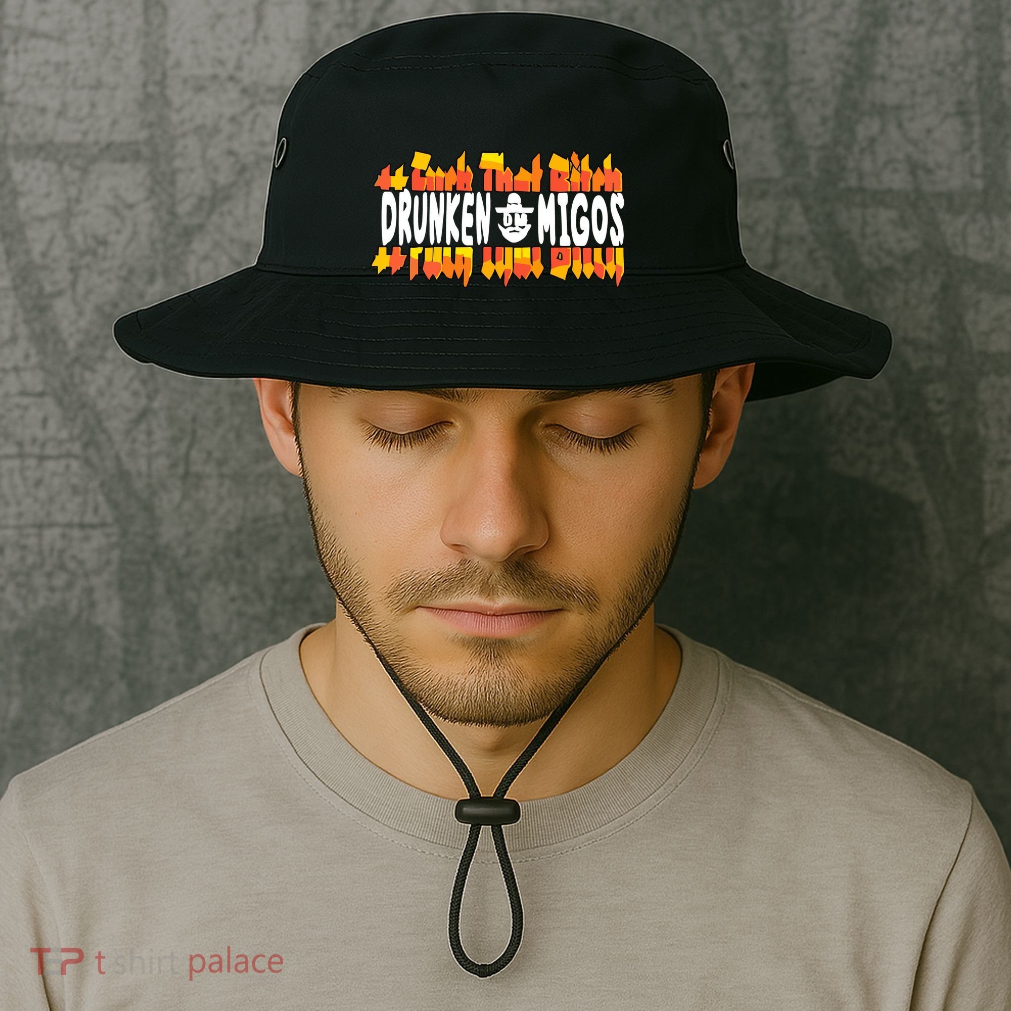 Fuck The Bitch Drunken M.I.G.O.S Bucket Hat