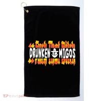 Fuck The Bitch Drunken M.I.G.O.S Golf Towel thumb 0