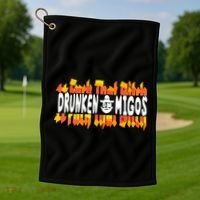 Fuck The Bitch Drunken M.I.G.O.S Golf Towel thumb 1